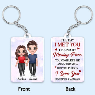 Doll Couple Standing - Bitmoji Keychain - SOULFEEL PAKISTAN- FEEL THE LOVE 