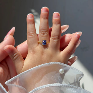 Tanzanite Self Love Chain Ring