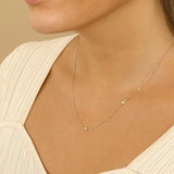 Bezel Diamond Initial Necklace - SOULFEEL PAKISTAN- FEEL THE LOVE 