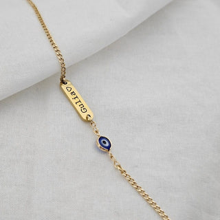 Personalized Evil Eye Charm Bracelet - SOULFEEL PAKISTAN- FEEL THE LOVE 