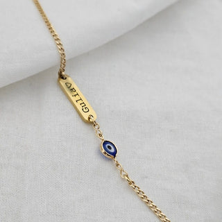 Personalized Evil Eye Charm Bracelet - SOULFEEL PAKISTAN- FEEL THE LOVE 