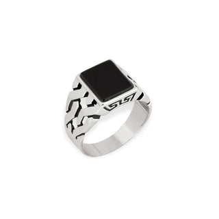 Black Onyx Cuban Ring - SOULFEEL PAKISTAN- FEEL THE LOVE 