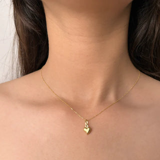 Minimal Heart Necklace | Pure 925 Silver