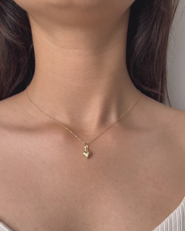 Minimal Heart Necklace | Pure 925 Silver