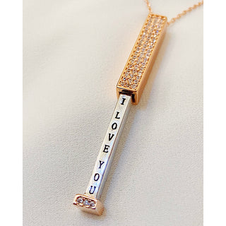 Secret Sentiments "I Love You" Necklace™ - SOULFEEL PAKISTAN- FEEL THE LOVE 