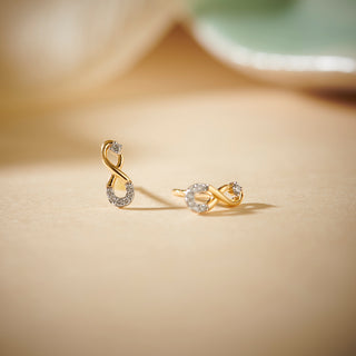 Infinity Diamond Earrings - SOULFEEL PAKISTAN- FEEL THE LOVE 