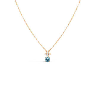 Minimal Aquamarine Necklace - SOULFEEL PAKISTAN- FEEL THE LOVE 