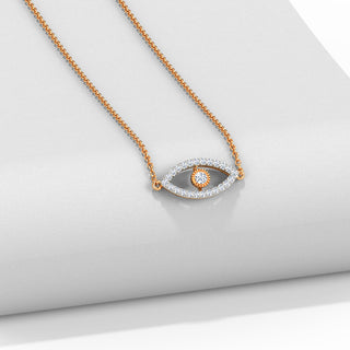 Evil Eye Zircoon Necklace - SOULFEEL PAKISTAN- FEEL THE LOVE 