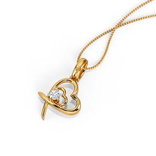 Duo Diamond Love Pendant - SOULFEEL PAKISTAN- FEEL THE LOVE 