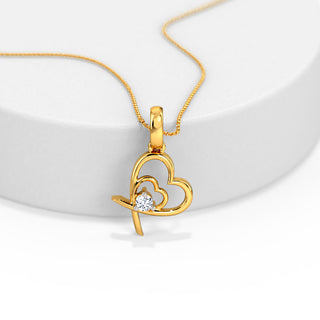 Duo Diamond Love Pendant - SOULFEEL PAKISTAN- FEEL THE LOVE 