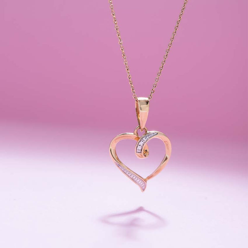 Gorgeous Diamond Heart Pendant - SOULFEEL PAKISTAN- FEEL THE LOVE 