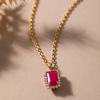 The Ruby Hazel Necklace - SOULFEEL PAKISTAN- FEEL THE LOVE 