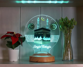 Kaaba with Name Night Lamp - SOULFEEL PAKISTAN- FEEL THE LOVE 