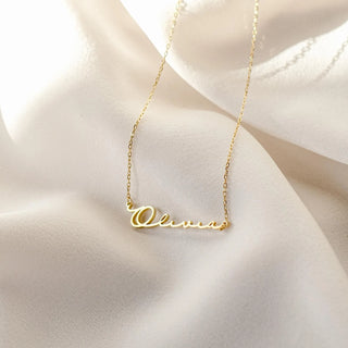 Signature Name Necklace - Lifetime Warranty - SOULFEEL PAKISTAN- FEEL THE LOVE 