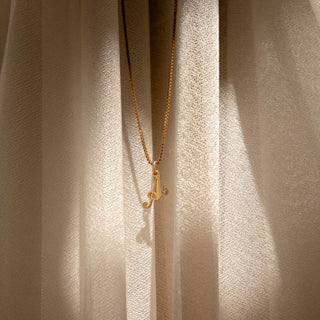 Tiny Initial Necklace - SOULFEEL PAKISTAN- FEEL THE LOVE 