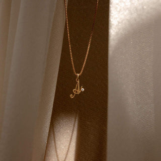 Tiny Initial Necklace - SOULFEEL PAKISTAN- FEEL THE LOVE 