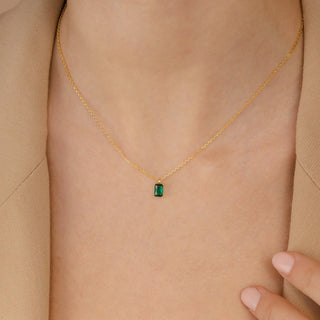 Maira Emerald Necklace - Pure Silver - SOULFEEL PAKISTAN- FEEL THE LOVE 