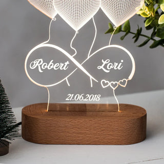 Personalized 3D Illusion Lamp - SOULFEEL PAKISTAN- FEEL THE LOVE 