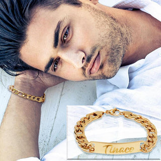 Customized Cuban Id Bracelet - SOULFEEL PAKISTAN- FEEL THE LOVE 