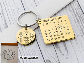 Calendar Keychain - SOULFEEL PAKISTAN- FEEL THE LOVE 