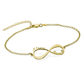 Double Name - Infinity Bracelet - SOULFEEL PAKISTAN- FEEL THE LOVE 